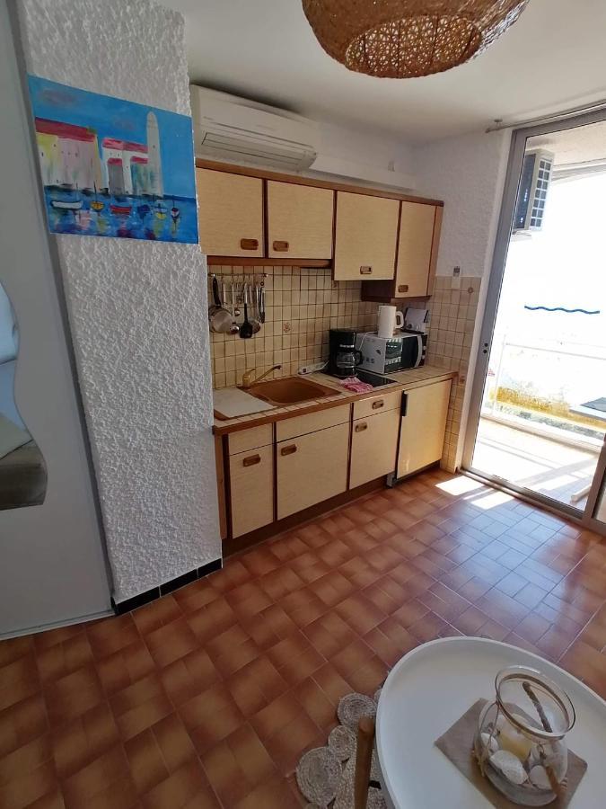 Studio Vue Sur La Mer Au 6Eme Et Dernier Etage Canet-en-Roussillon Kültér fotó