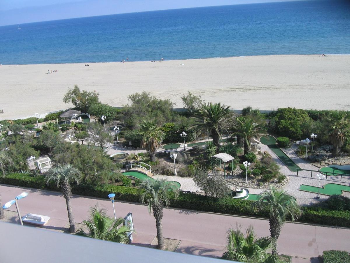 Studio Vue Sur La Mer Au 6Eme Et Dernier Etage Canet-en-Roussillon Kültér fotó