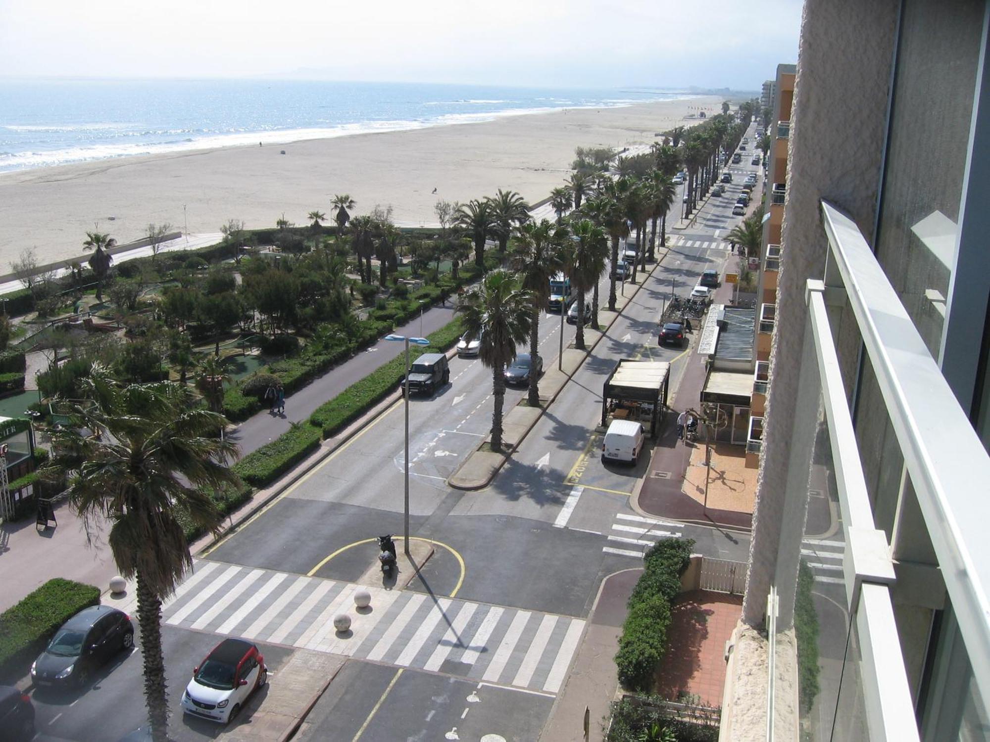 Studio Vue Sur La Mer Au 6Eme Et Dernier Etage Canet-en-Roussillon Kültér fotó