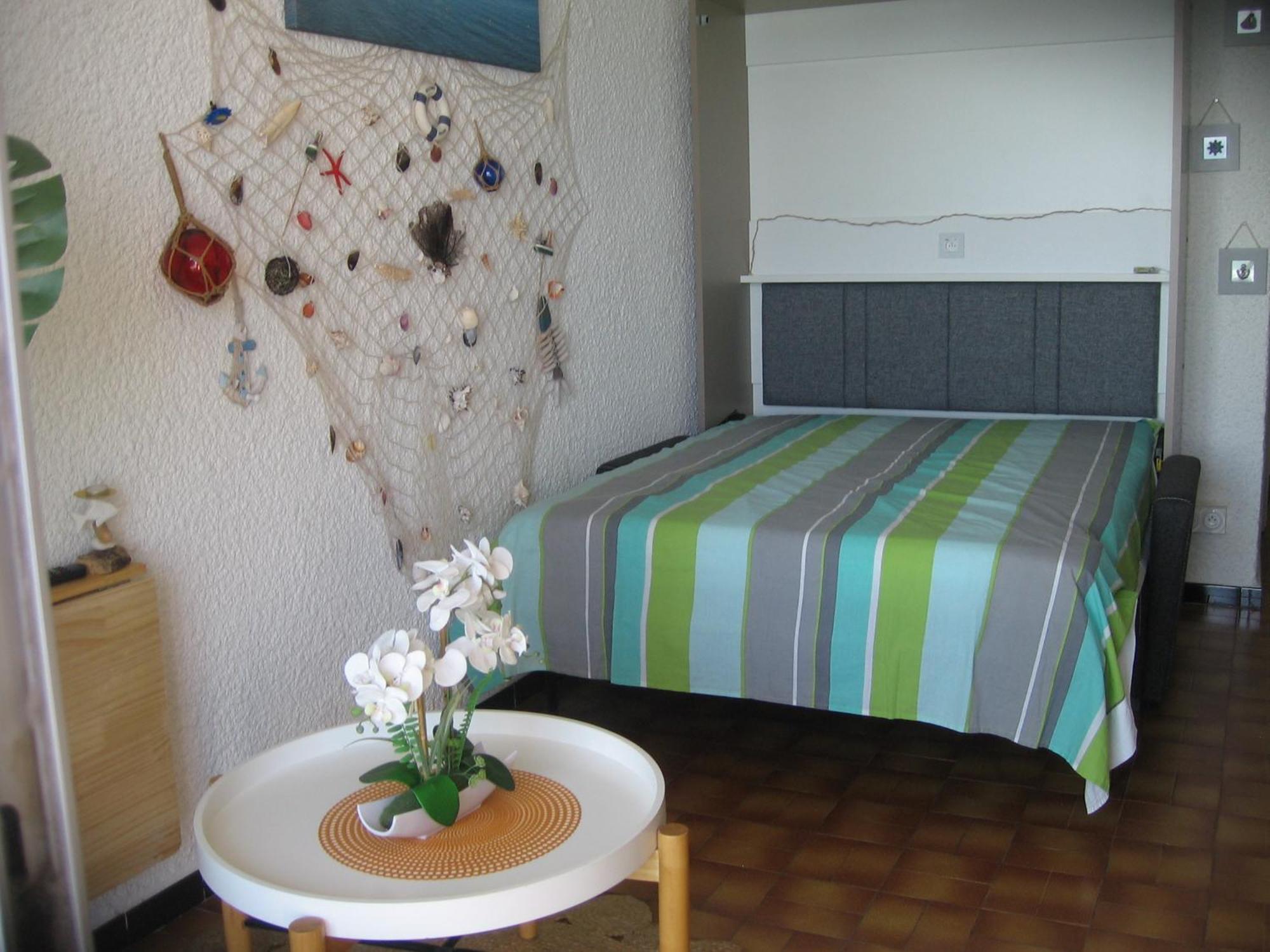 Studio Vue Sur La Mer Au 6Eme Et Dernier Etage Canet-en-Roussillon Kültér fotó