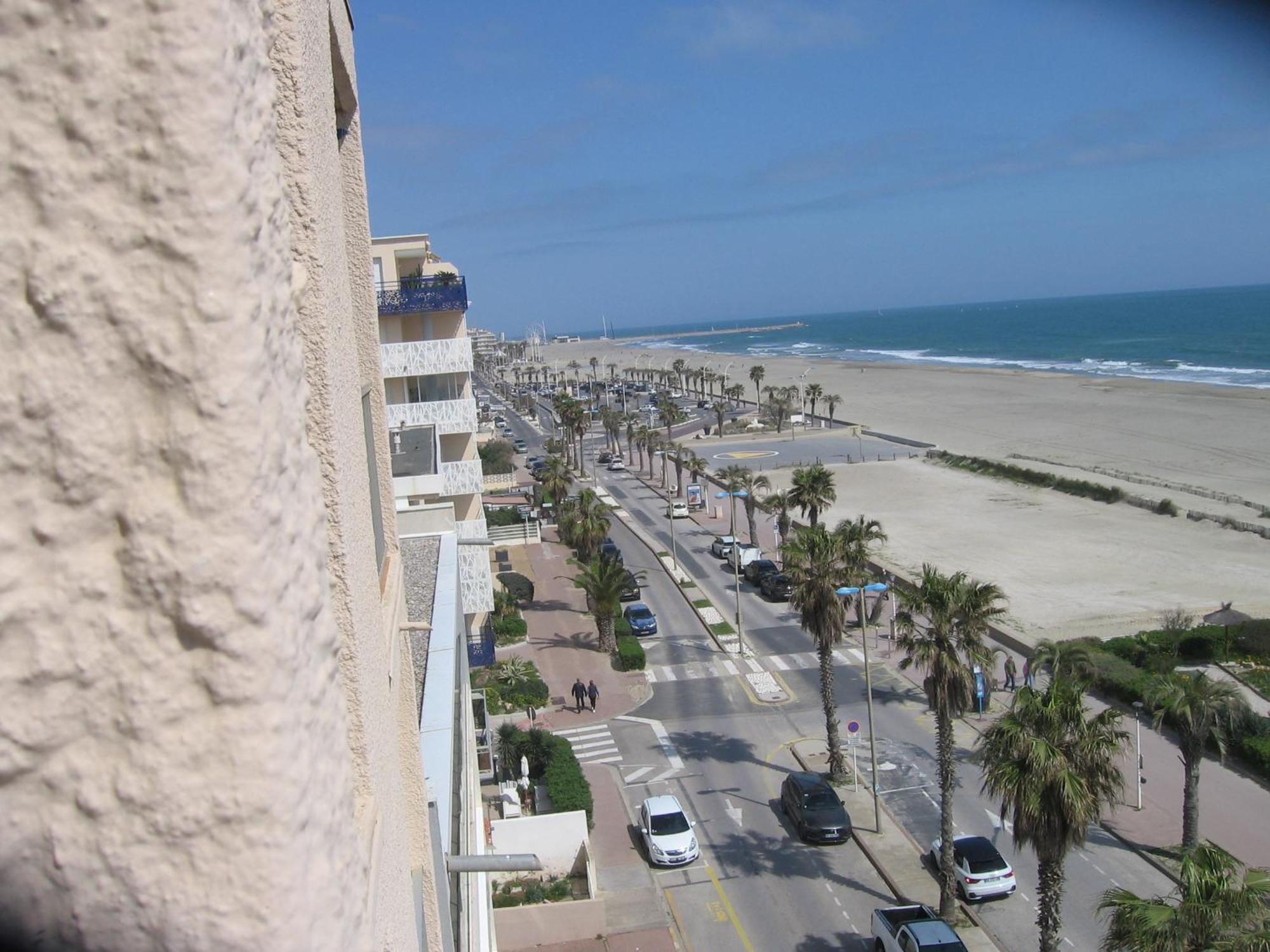 Studio Vue Sur La Mer Au 6Eme Et Dernier Etage Canet-en-Roussillon Kültér fotó