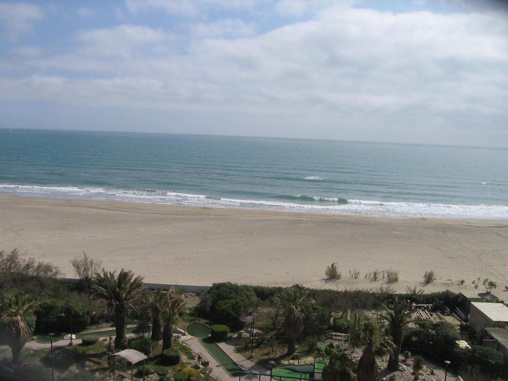Studio Vue Sur La Mer Au 6Eme Et Dernier Etage Canet-en-Roussillon Kültér fotó