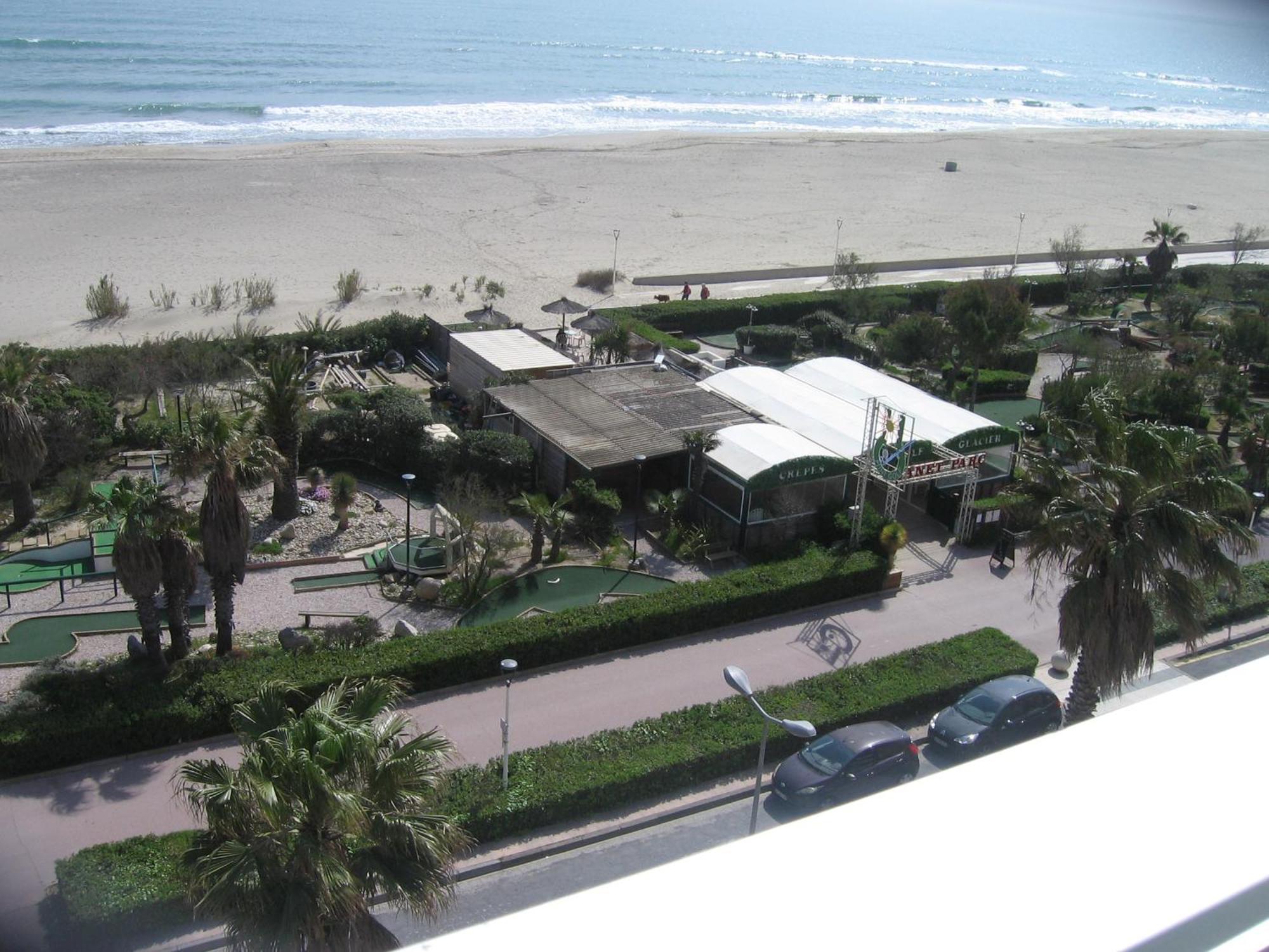 Studio Vue Sur La Mer Au 6Eme Et Dernier Etage Canet-en-Roussillon Kültér fotó