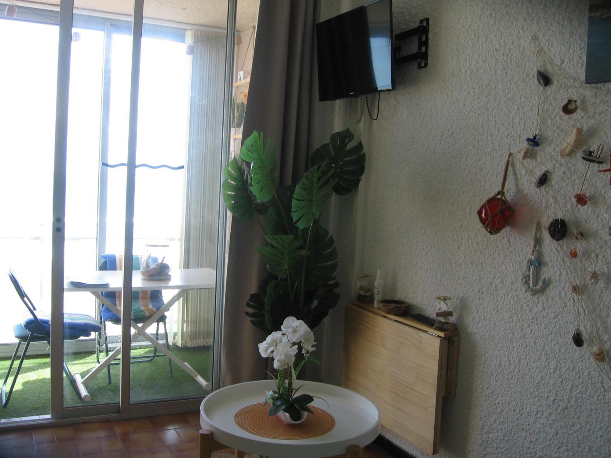 Studio Vue Sur La Mer Au 6Eme Et Dernier Etage Canet-en-Roussillon Kültér fotó