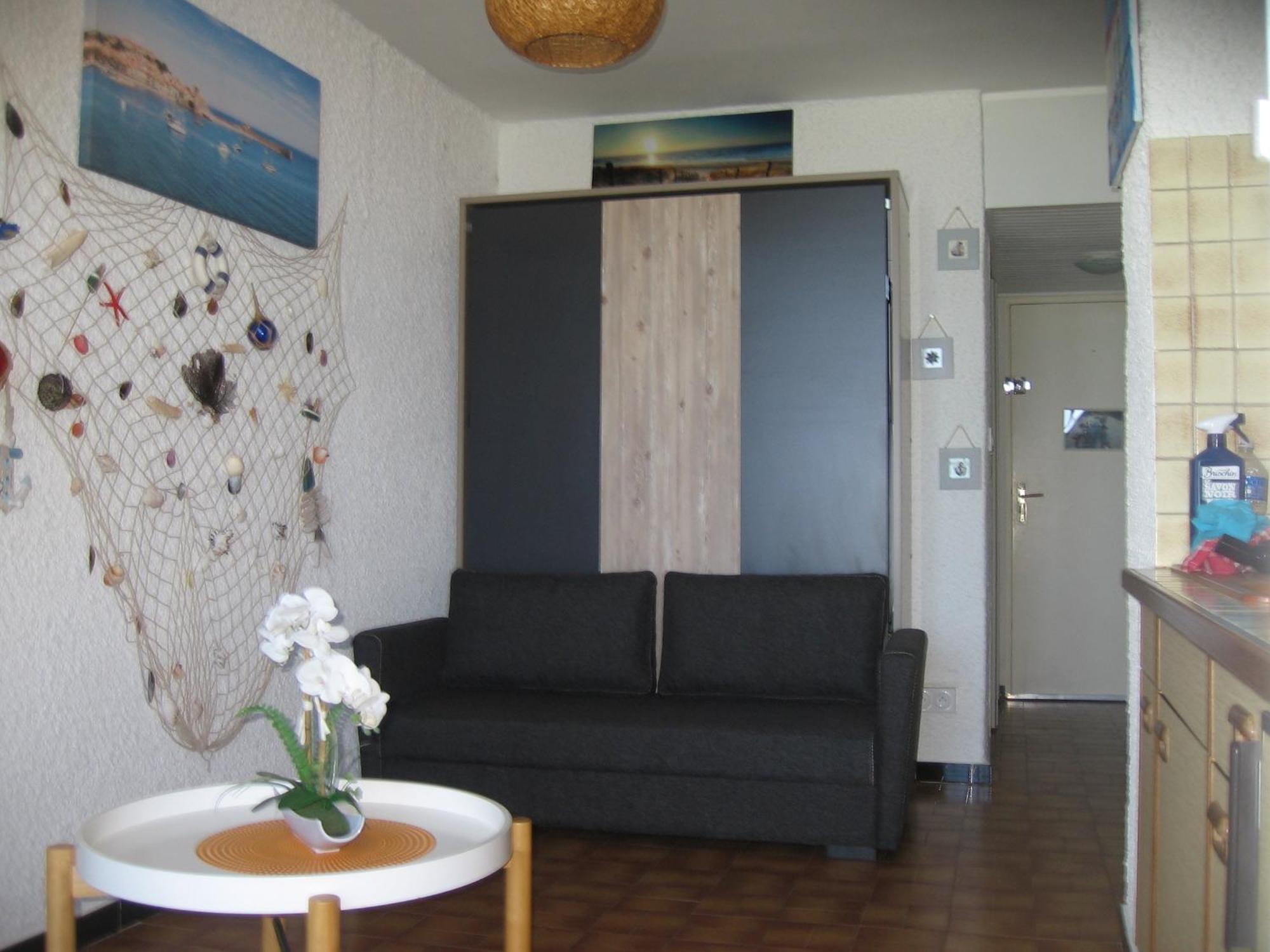 Studio Vue Sur La Mer Au 6Eme Et Dernier Etage Canet-en-Roussillon Kültér fotó